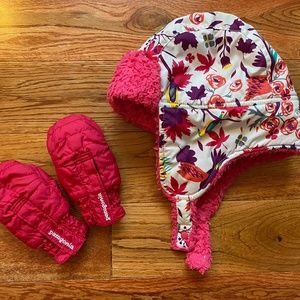 Patagonia Baby's Winter Hat and Mittens